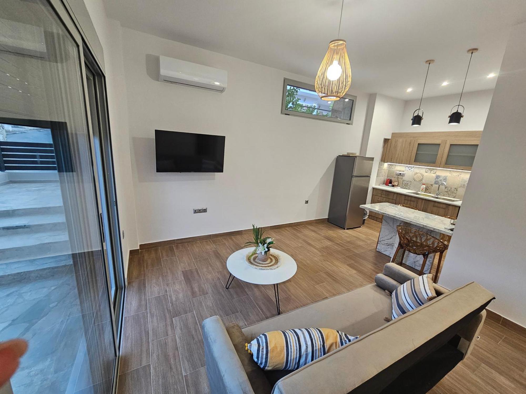 Cute Corner Apartment Khalkoutsion Ngoại thất bức ảnh